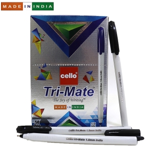 Ручка Cello Trimate SKU 50Box1.0мм чорн.