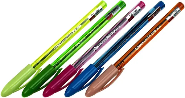 Ручка кулькова Tri Line ТТ тонован.корпус 20шт. в банці, стрижень синій, Radius