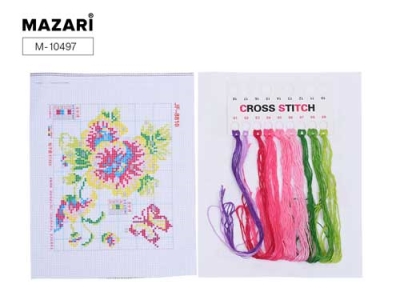 Набір для вишивання хрестиком 20*29см, в асортименті 12 дизайнів ST 10497