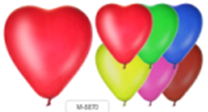Куля повітряна СЕРЦЕ, 3.5г, асорті ST 8870