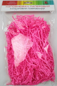 Паперовий декоративний наповнювач. 30г.COPF-30G-Z15 фуксія