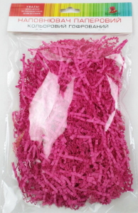 Паперовий декоративний наповнювач. 30г.COPF-30G-Z24 рожево-фіолетовий