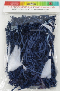 Паперовий декоративний наповнювач. 30г.COPF-30G-Z25 блактний