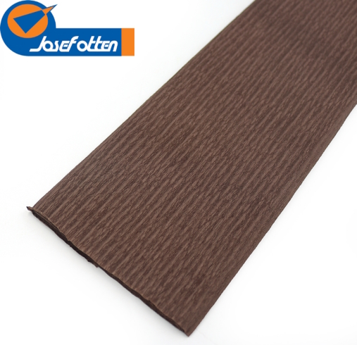 KR55-8028 Креп-папір 55%, темно-коричневий 50*200см, осн.20г/м2, общ.31г/м2