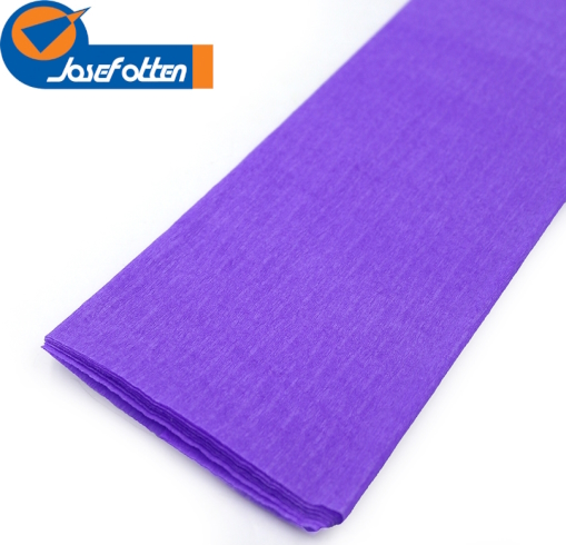 KR55-80711 Креп-папір 55%, темно-фіолетовий 50*200см, осн.20г/м2, общ.31г/м2