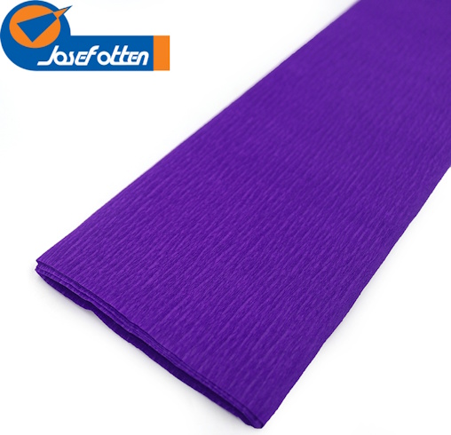 KR35-8025 Креп-папір 35%, темно-фіолетовий 50*200см, осн.20г/м2, общ.27г/м2