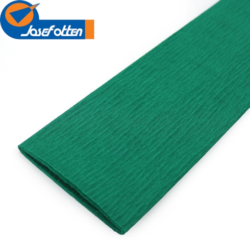 KR35-8040 Креп-папір  35%, темно-зелений 50*200см, осн.20г/м2, общ.27г/м2