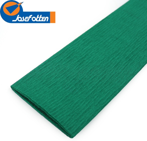 KR55-8040 Креп-папір  55%, темно-зелений 50*200см, осн.20г/м2, общ.31г/м2