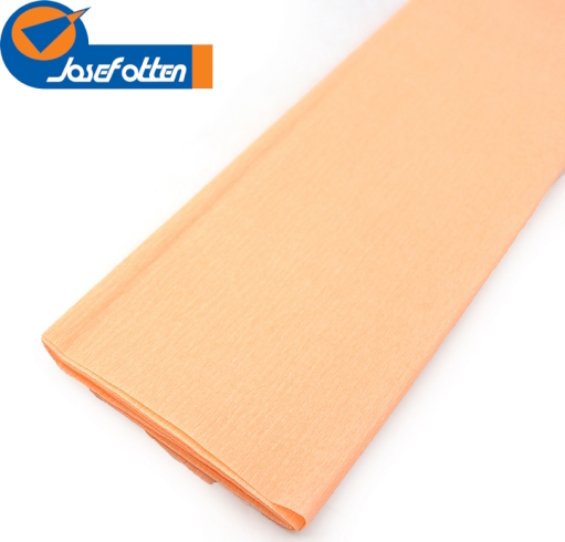 KR55-8027 Креп-папір 55%, світло-персиковий 50*200см, осн.20г/м2, общ.31г/м2
