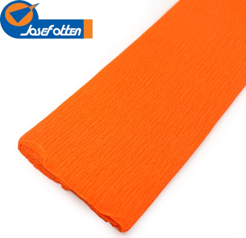 KR35-8015 Креп-папір 35%, помаранчевий 50*200см, осн.20г/м2, общ.27г/м2