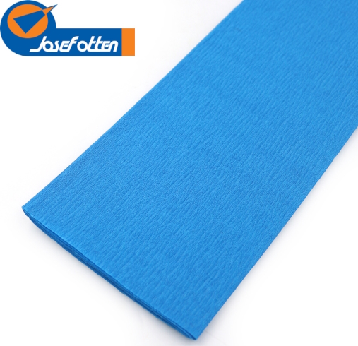 KR110-80708 Креп-папір 110%, темно-блакитний 50*200см, осн.20г/м2, общ.42г/м2