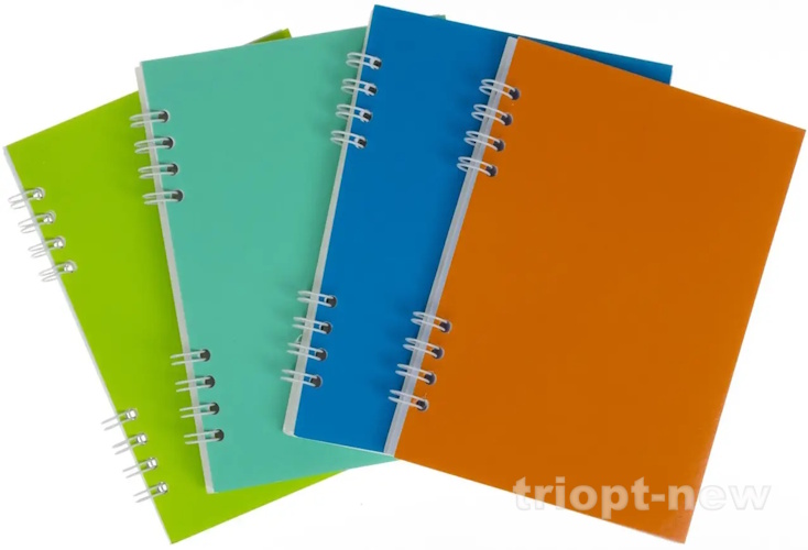 Блокнот А6ф,флуоресцентний,64 арк.на пружині,обклад. УФ-лак, Рюкзачок, ЗП-20