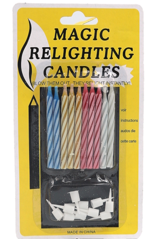 6307 (10505) Набір свічок для торта незгасаючі 