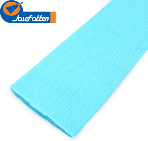 KR55-8023 Креп-папір  55%, небесний 50*200см, осн.20г/м2, общ.31г/м2