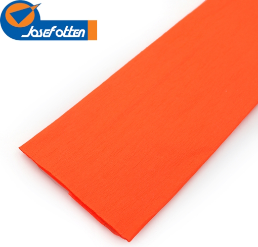 KRFL-8090 Креп-папір  30%, флуоресцентний помаранчевий 50*200см, осн.20г/м2, общ.26г/м2