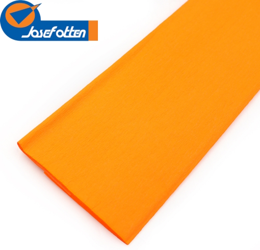 KRFL-8091 Креп-папір 30%, флуоресцентний світло-помаранчевий 50*200см, осн.20г/м2, общ.26г/м2