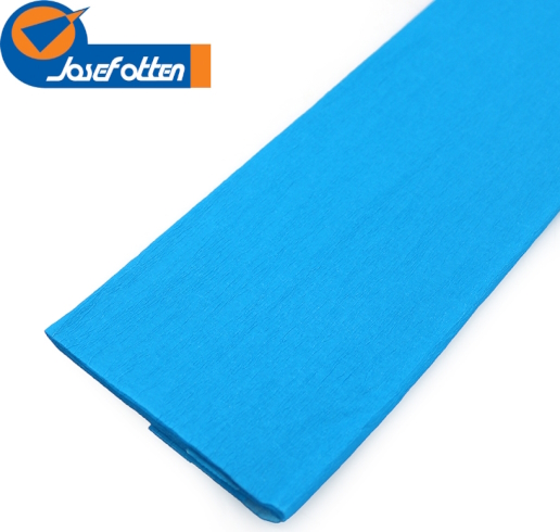 KRFL-8096 Креп-папір  30%, флуоресцентний синій 50*200см, осн.20г/м2, общ.26г/м2