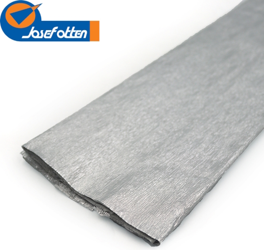 KRGS-8036 Креп-папір  20%, неон срібло 50*200см, осн.20г/м2, общ.26г/м2