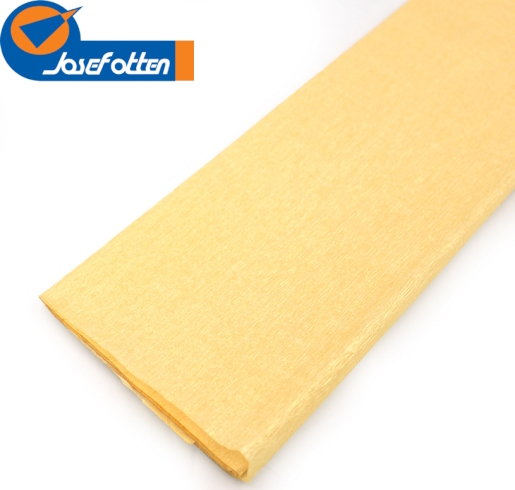 KRPL-80103 Креп-папір  30%, перламутровий золотистий 50*200см, осн.20г/м2, общ.26г/м2