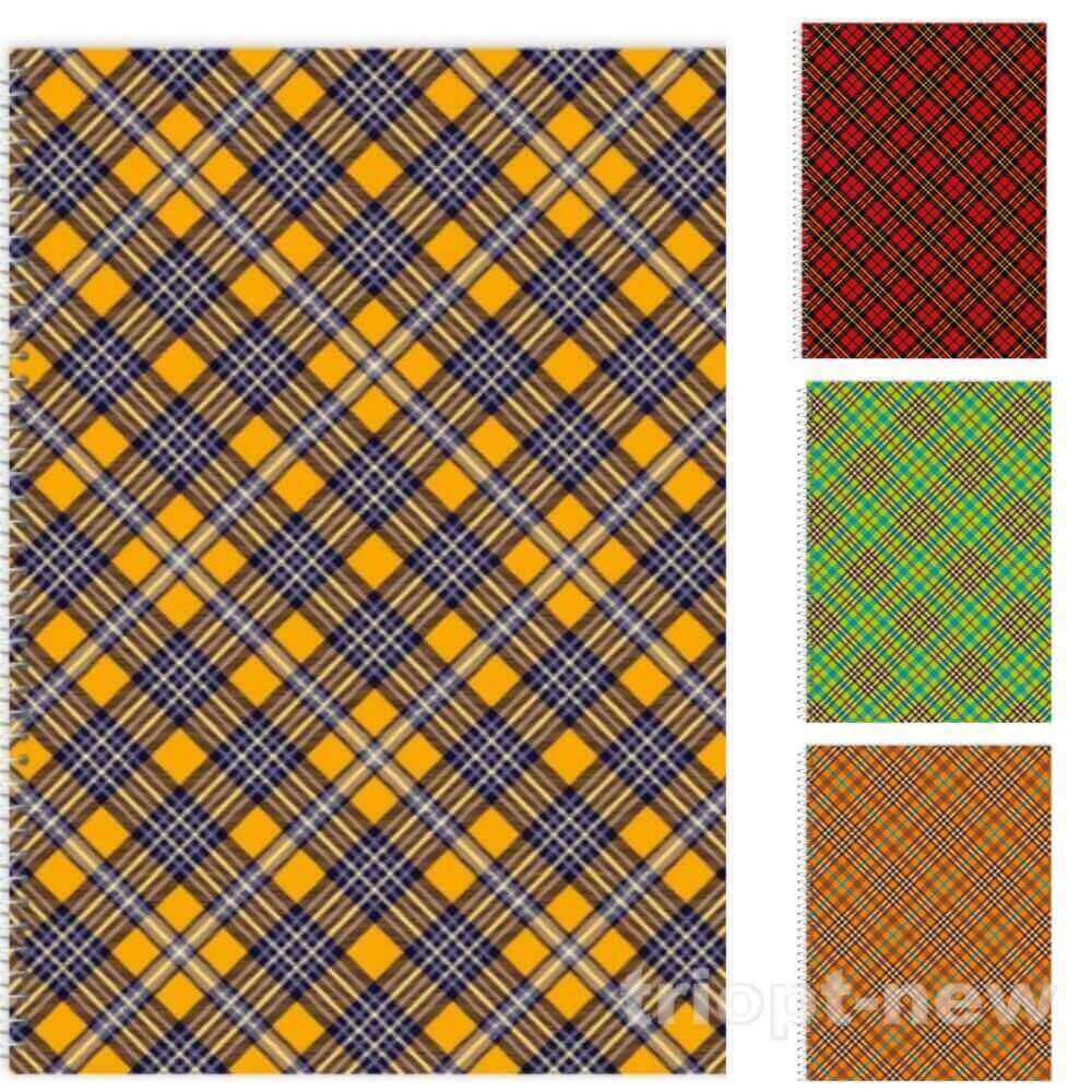 Блокнот Ф.А6, 80 арк.обкладинка - целюлозний картон 230г/м2, повнокольорова, блок – офсетний папір 60г/м2, клітинка, пружина збоку по довгій стороні, 8 видів мікс, ТП-91, Рюкзачок