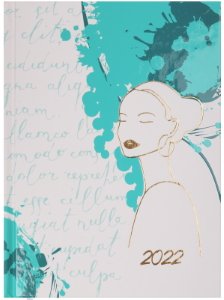 Щоденник датов. 2022 ONLY, A5, бірюзовий, BM.2183-06