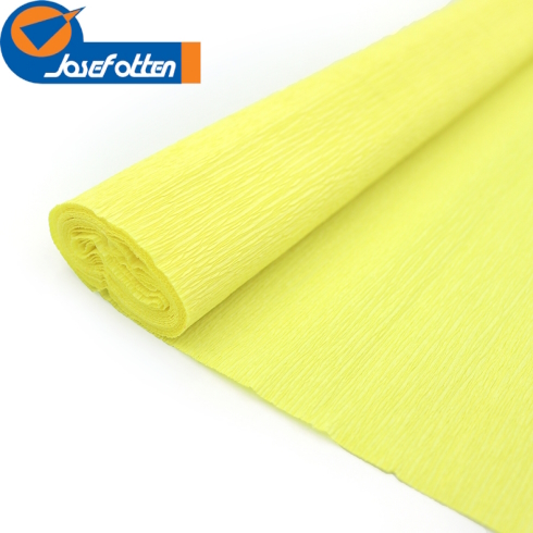 KR150-8014 Креп-папір 150%, світло-жовтий 50 * 200см, 1pc / OPP, осн.95г / м2, общ.238г / м2