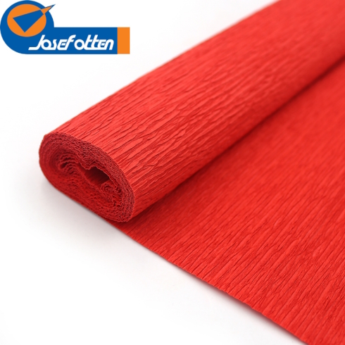 KR150-8001 Креп-папір 150%, червоний 50*200см, 1pc/OPP, осн.95г/м2,  общ.238г/м2