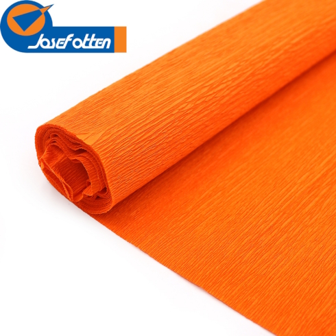 KR150-8015 Креп-папір 150%, померанчевий 50*200см, 1pc/OPP, осн.95г/м2,  общ.238г/м2