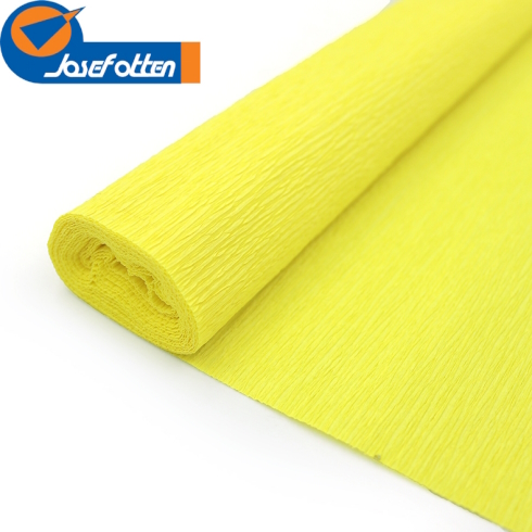 KR150-8030 Креп-папір 150%, жовтий 50*200см, 1pc/OPP, осн.95г/м2,  общ.238г/м2