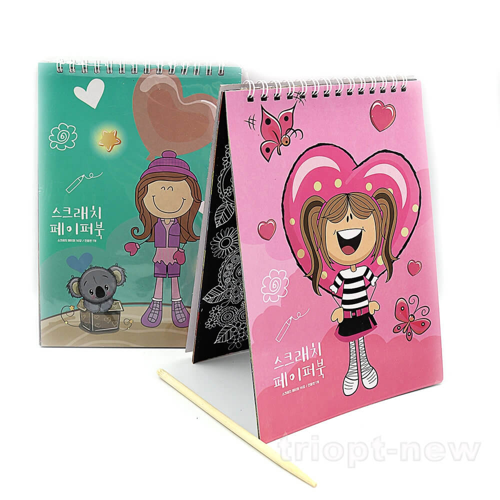 20-8805-WH Скретчбук на спирали 