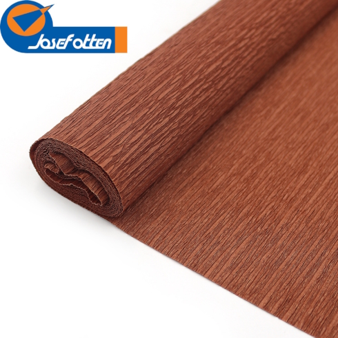 KR150-8043 Креп-папір 150%, коричневий 50 * 200см, 1pc / OPP, осн.95г / м2, общ.238г / м2