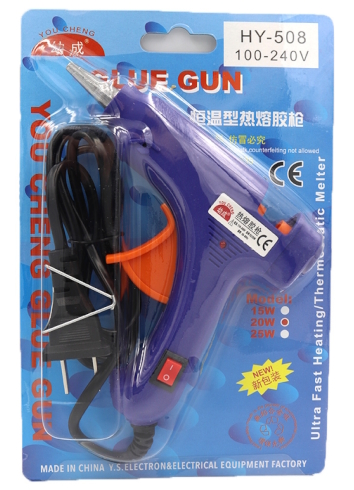 DSCN0254 Пістолет клейовий 20W, 0,7 см, китайская.розетка, блістер, 1шт / етик.