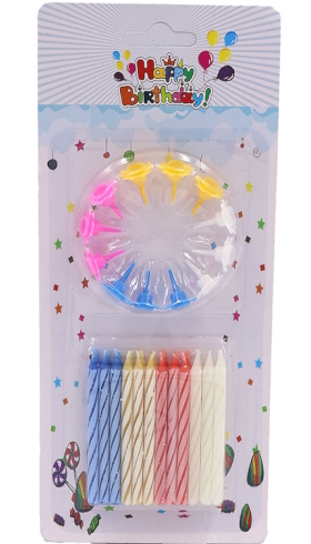 5158 (10453) Набір свічок для торта 
