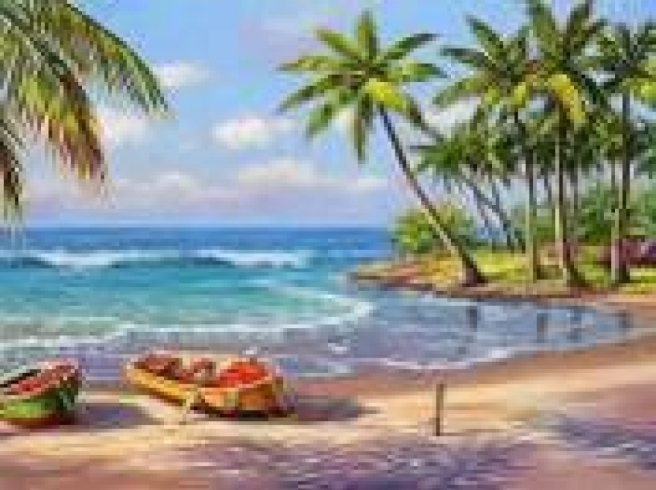 GLD60688 - GB70294 Алмазна мозаїка за номерами 30*40 