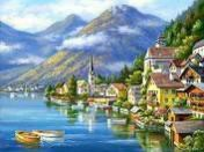 GLD60792 - GB70893 Алмазна мозаїка за номерами 30*40 