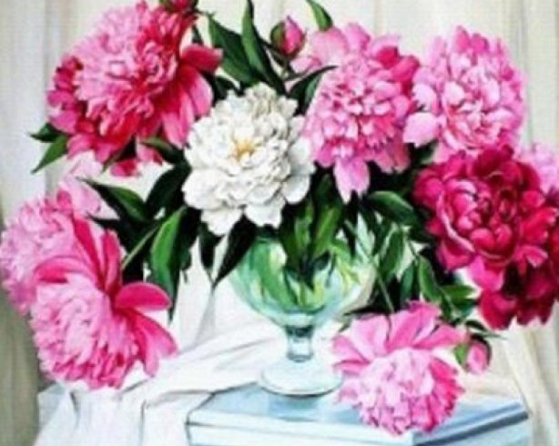 GLD61303_B Алмазна мозаїка за номерами 30*40 