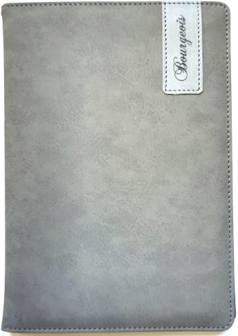 # Блокнот 70г , N9207,Кожзам,А5, 80аркушів, клітинка