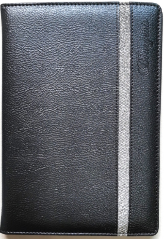 ч.л Блокнот 80г , N9239,Кожзам,А5, 80аркушів, чисті аркуші