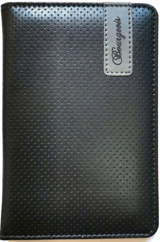 ч.л Блокнот 80г , N9287,Кожзам,А6, 80аркушів, чисті аркуши