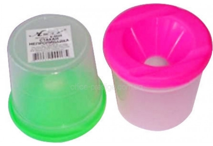 Стакан НЕпроливайка  Штр.-КОД,  пласт.  AS-0022, К-9020