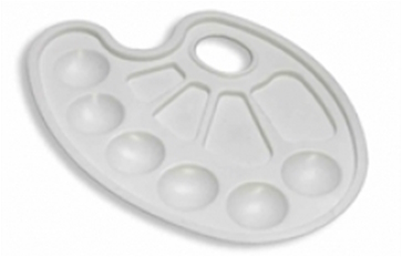 Палітра №  3  овал, аля-біла  17,5*23см.  AS-0017, К-3010  1/10/50