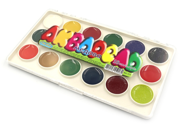 Аквар. ПРОЗОР ПЛАСТ КОР. 18кол.медов 