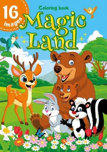 Розфарбовка, 80г, 210х297 мм, 16 арк., А4,Скоба диз.22152