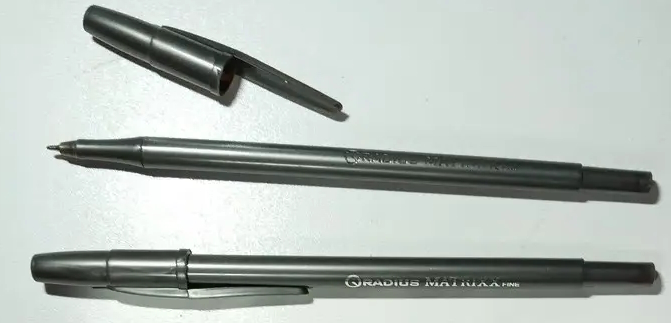 Ручка Matrixx кулькова перламутровий корпус, чорна, уп.50 шт, Radius