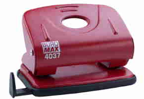 Діркопробивач металевий (до 20арк.), червоний, BM.4037-05