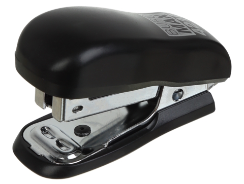 Степлер пластиковий Міні 10арк., (скоби №24; 26), чорний, BM.4216-01