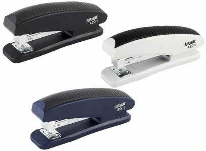 Степлер пластиковий, 20арк, (скоби №24; 26), 126х32х55мм, BM.4203