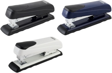 Степлер пластиковий, 20арк, (скоби №24; 26), 136х36,5х53мм, BM.4227