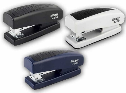 Степлер пластиковий, 20арк, (скоби №24; 26), 98х33х50мм, BM.4200