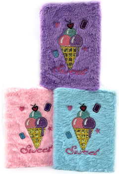 DSCN0381 Блокнот пухнастий клітина, жовта бум. 